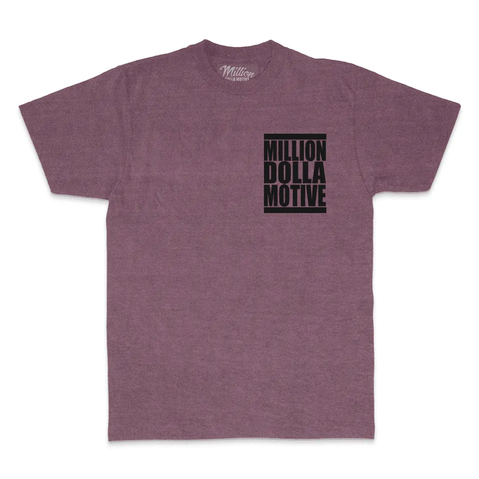 Beautiful Life - Maroon Vintage Dye T-Shirt