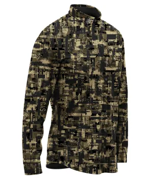 Black Gold Button Up