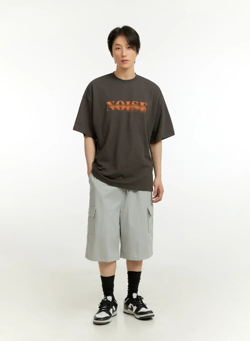 Men's Cargo Midi Shorts IL418