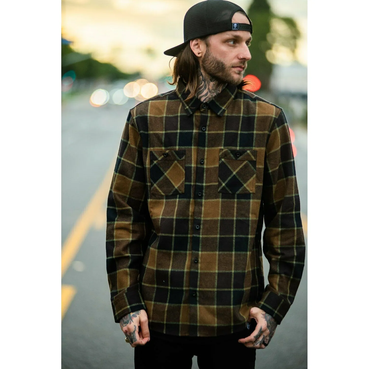 Woodland Button Up Long Sleeve Shirt